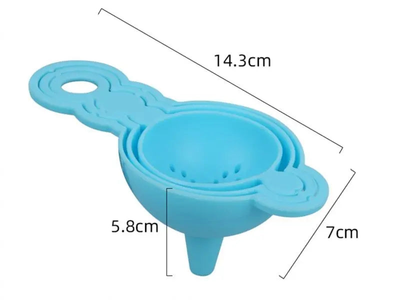 3 PIECES FUNNEL EGG WHITE SEPERATOR