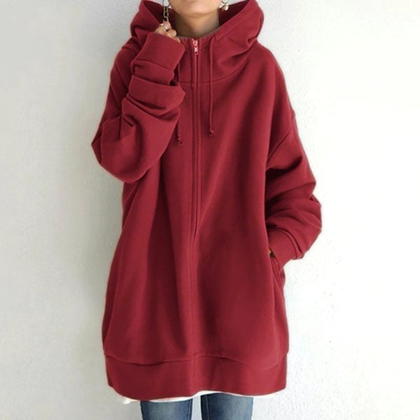 🌷HOT SLAE 49% OFF🌷Women's Autumn/Winter Zipper Hooded Sweater