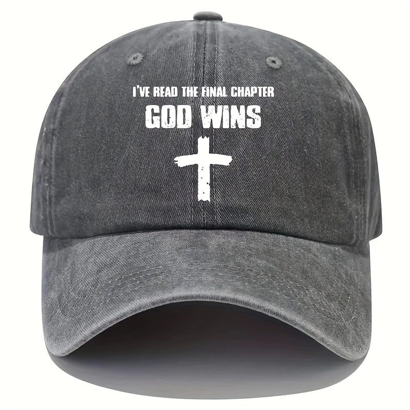 Unisex Commute Cross Letter Curved Eaves Baseball Cap