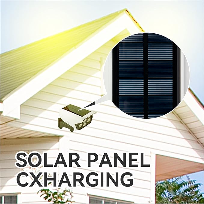 Solar Monitoring Lights. Solar Security Wall Lights with Remote