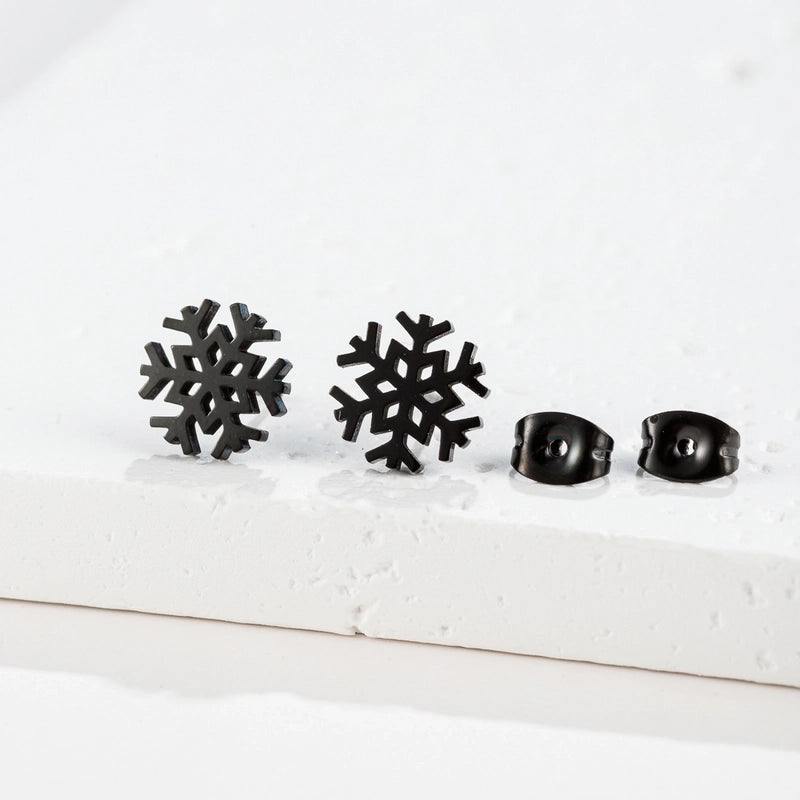 1 Pair Minimalist Classic Style Geometric Polishing Plating 304 Stainless Steel 18K Gold Plated Ear Studs
