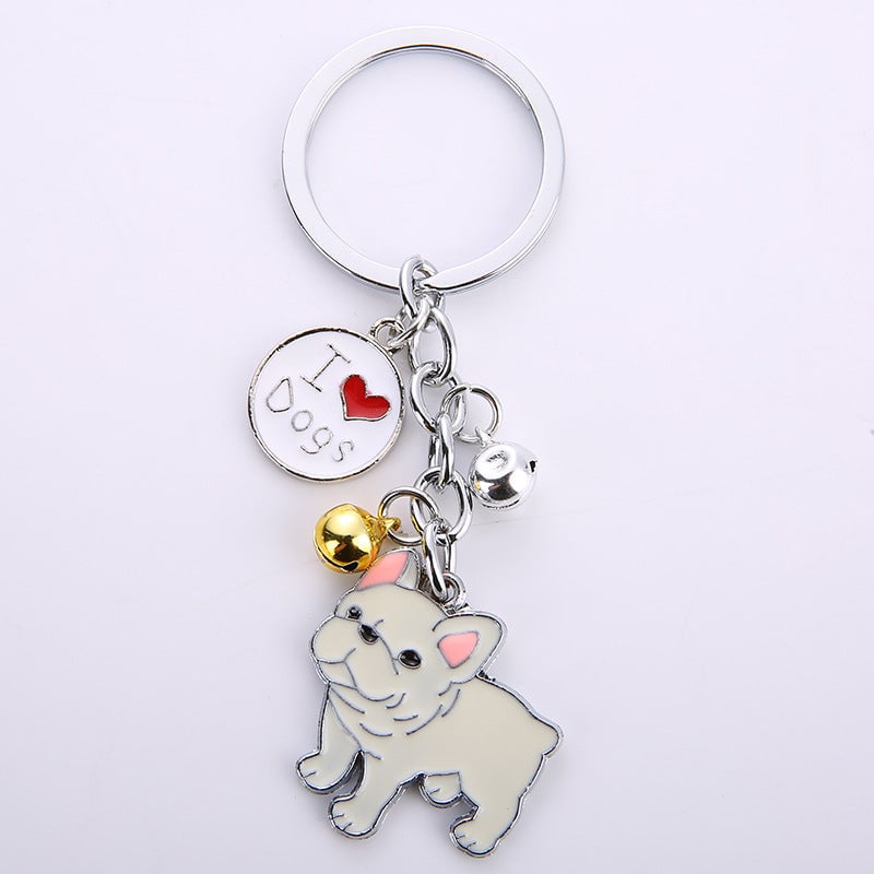 Personalized Dog Pattern Keychain