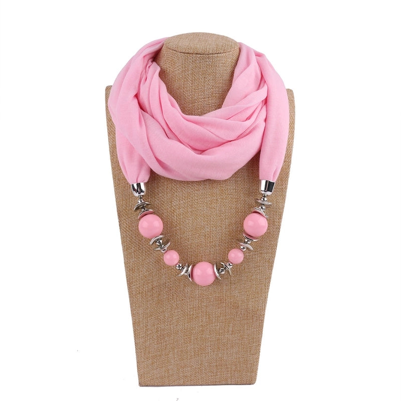 Women's Minimalist Solid Color Polyester Scarf