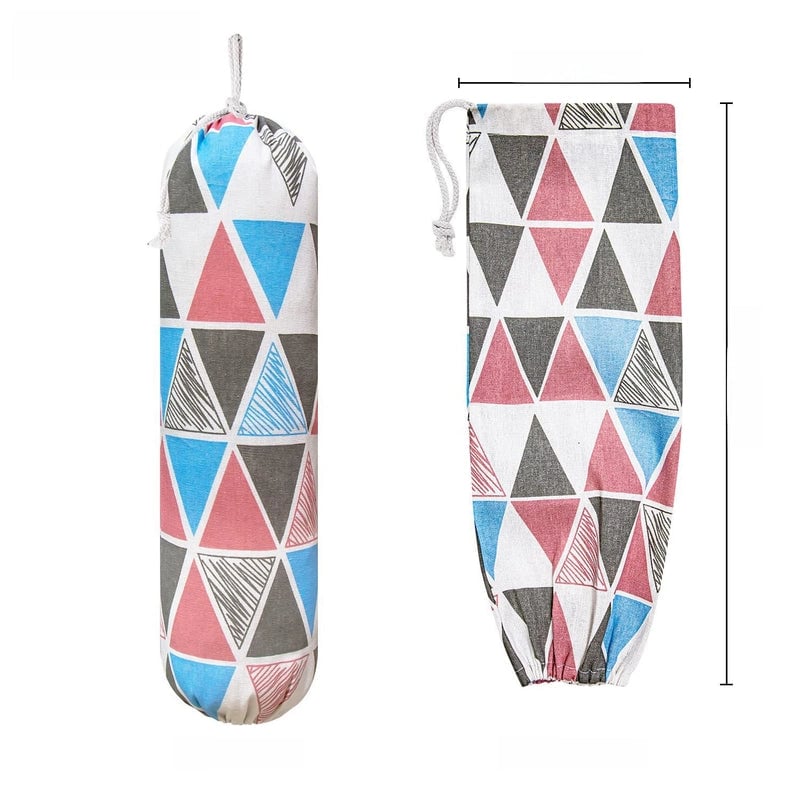 New Kitchen Garbage Bag Storage Bag Large Grocery Bag Wall Hanging Extraction Convenient Plastic Bag Storage Hanging Bag
