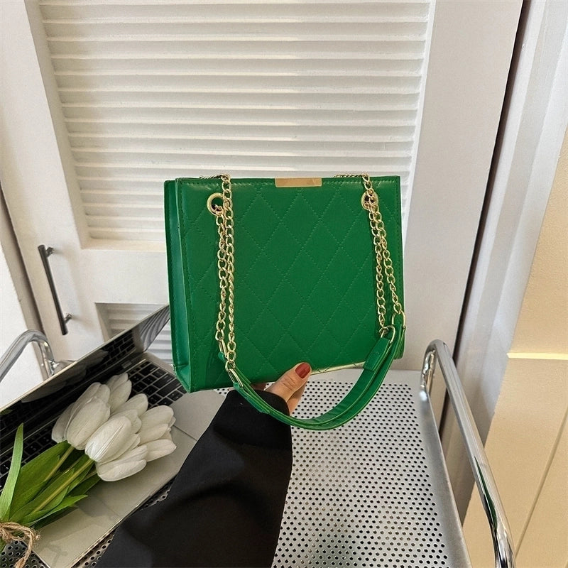 Women's All Seasons Pu Leather Classic Style Shoulder Bag