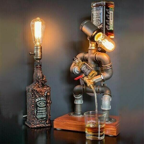 🔥Summer Hot Sale - 48% OFF 🔥Steampunk Industrial lamp wine dispenserFree Shipping