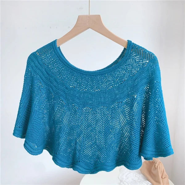 (🔥🔥Semi-Annual Sale-30% OFF🌟)Knitted Sun-proof Shawl