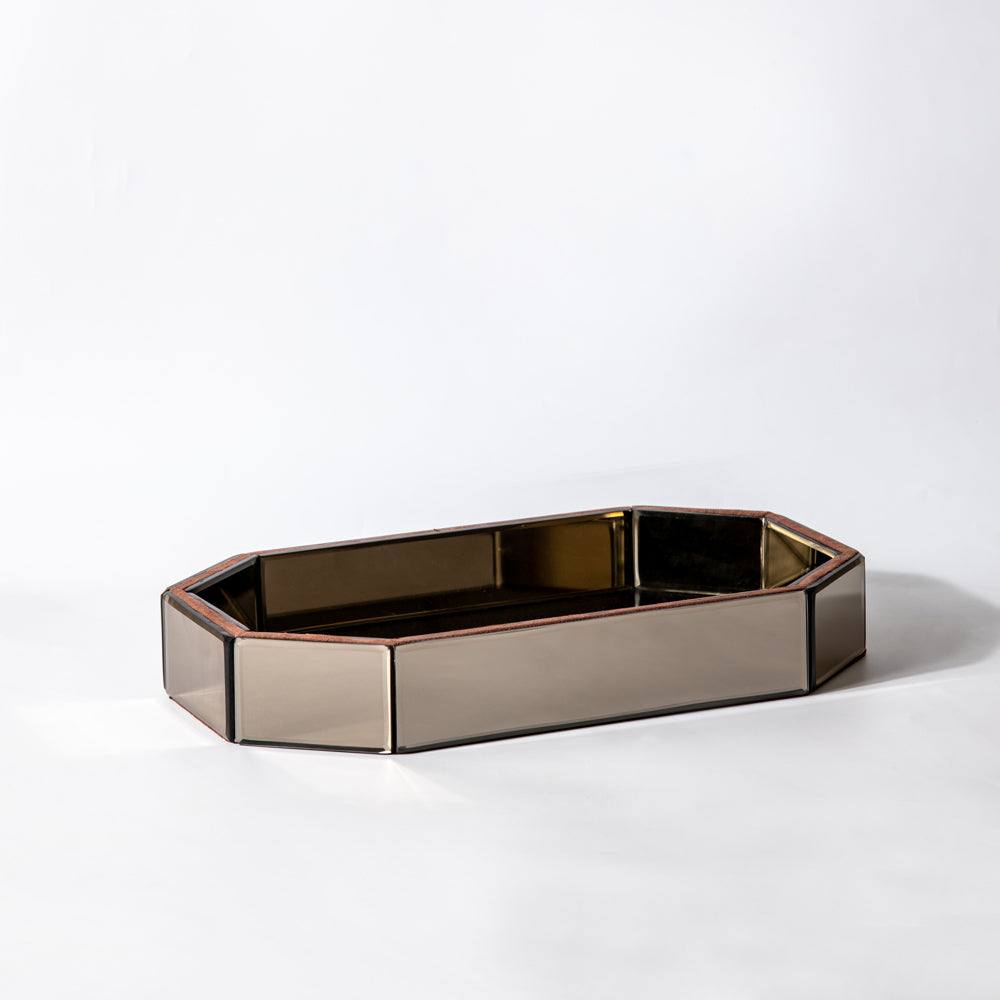 Mirror Vanity Tray - Light Bronze