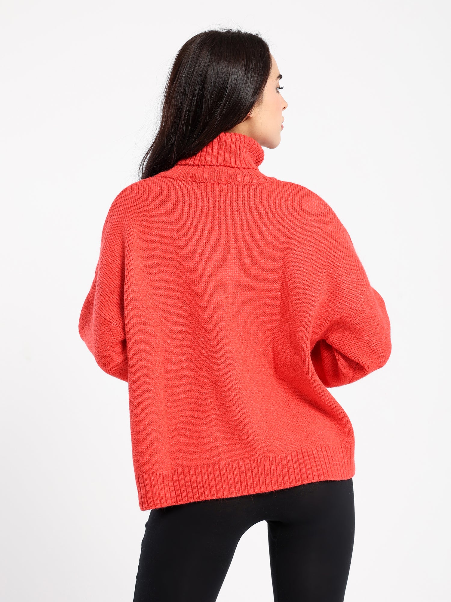 Casual Knitwear Pullover Turtleneck