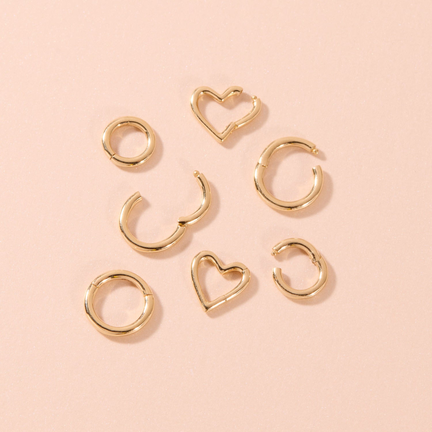 Minimalist Quadrilateral Geometric Copper Diamond Inlay Bracelets