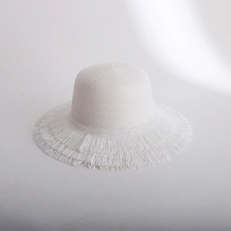 Women's Vacation Solid Color Big Eaves Sun Hat