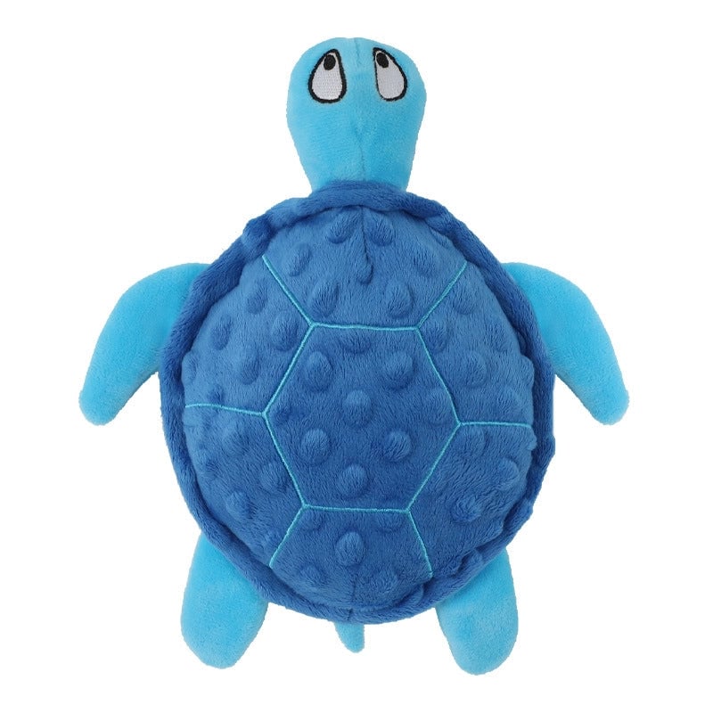 New Dog Vocal Toy Turtle 25cm Plush Turtle Companion Interactive Doll Pet Products Bite Resistant