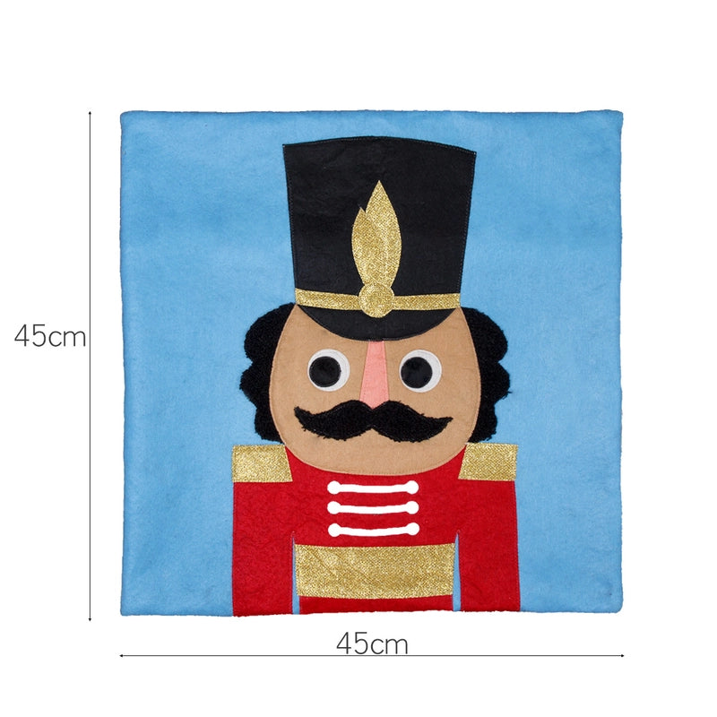 Christmas Cartoon Style Cute Soldier Felt Cloth Couch & Sofa Decor