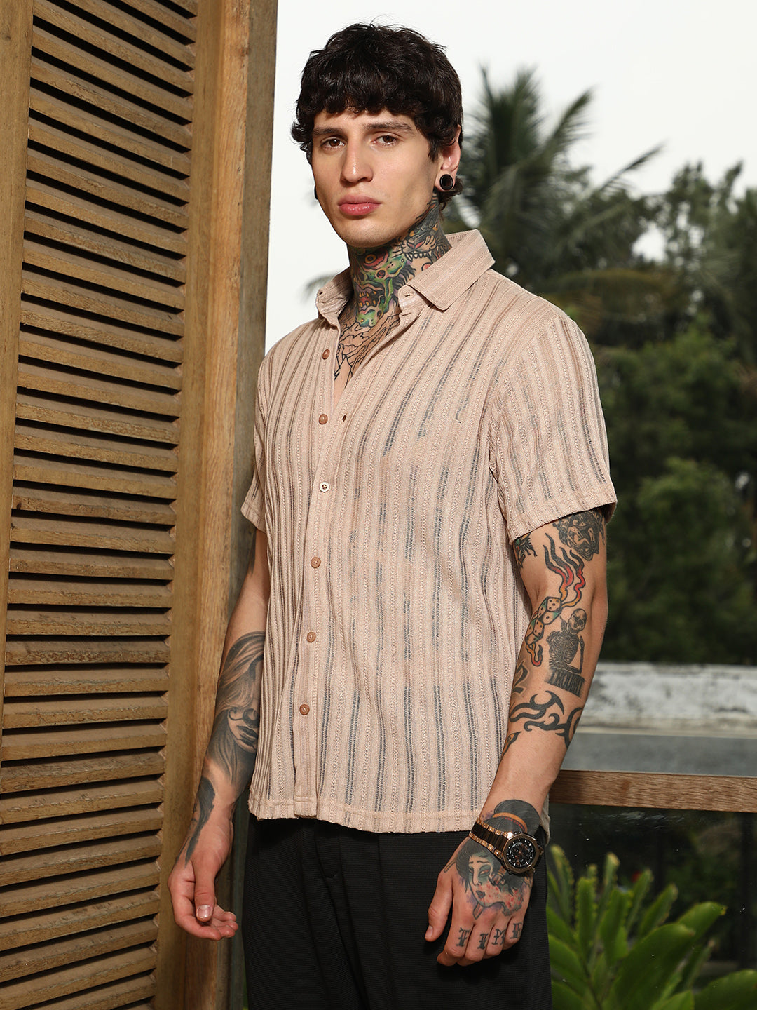 Ridge Knit Shirt