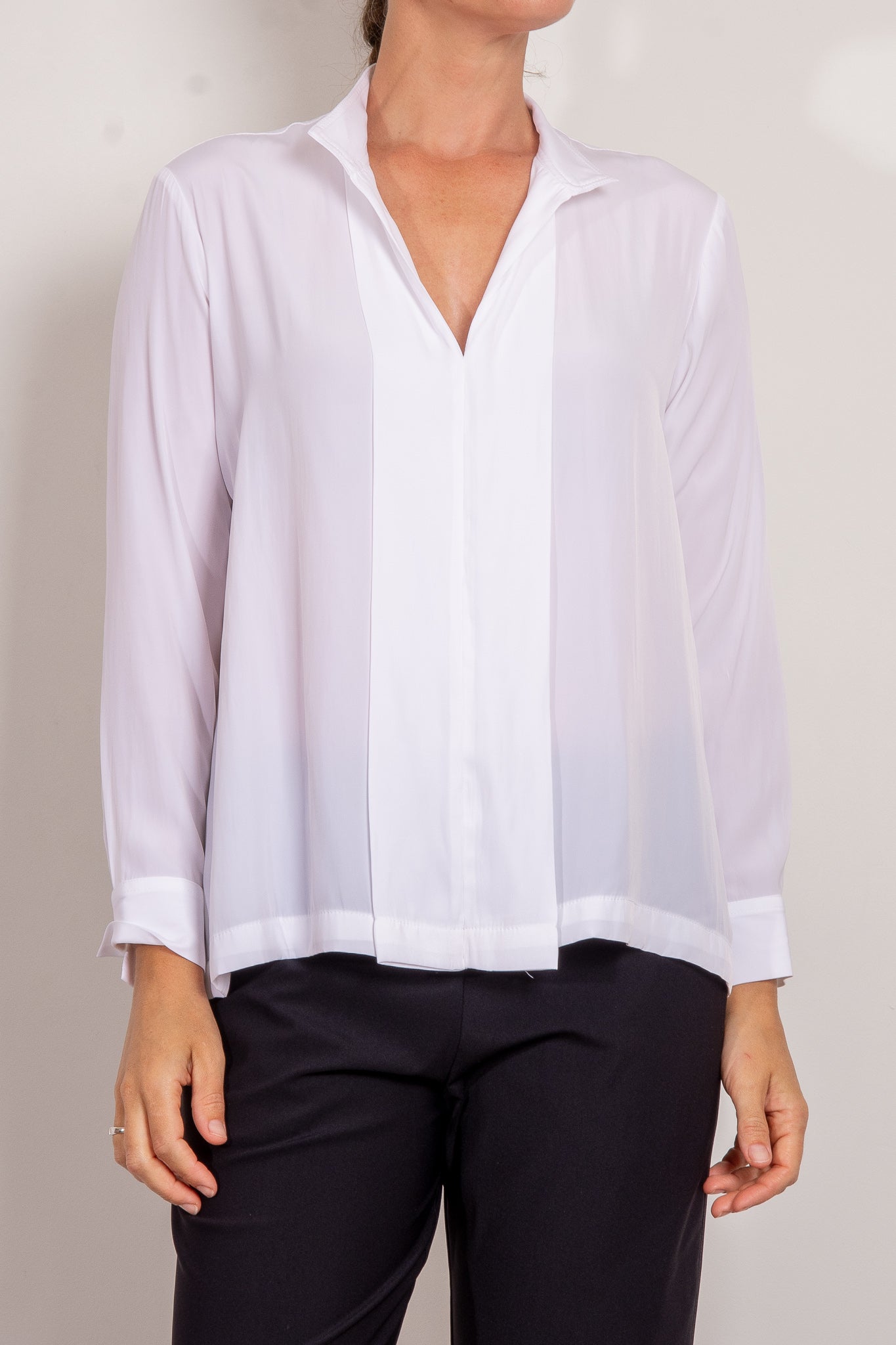 Mela Purdie Bevel Neck Shirt Mache