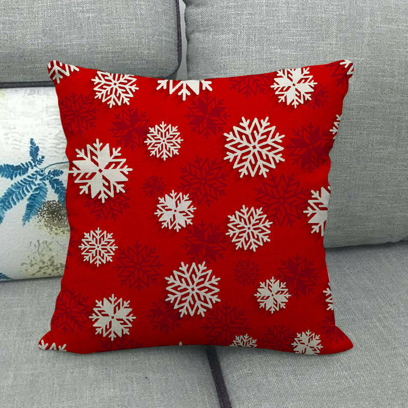 18 Cojines Merry Xmas Couch Throw Pillow Cover Case Home Sofa Decor Pillowslip