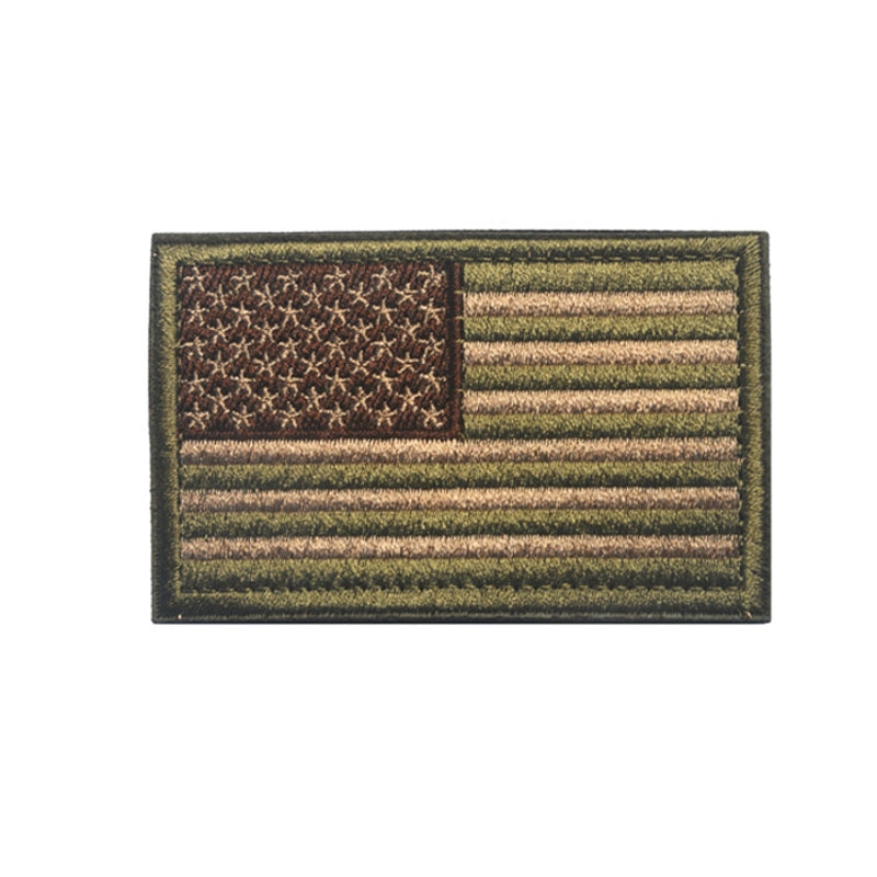 All Seasons Diagonal Cloth Woven Flag Bag Charms