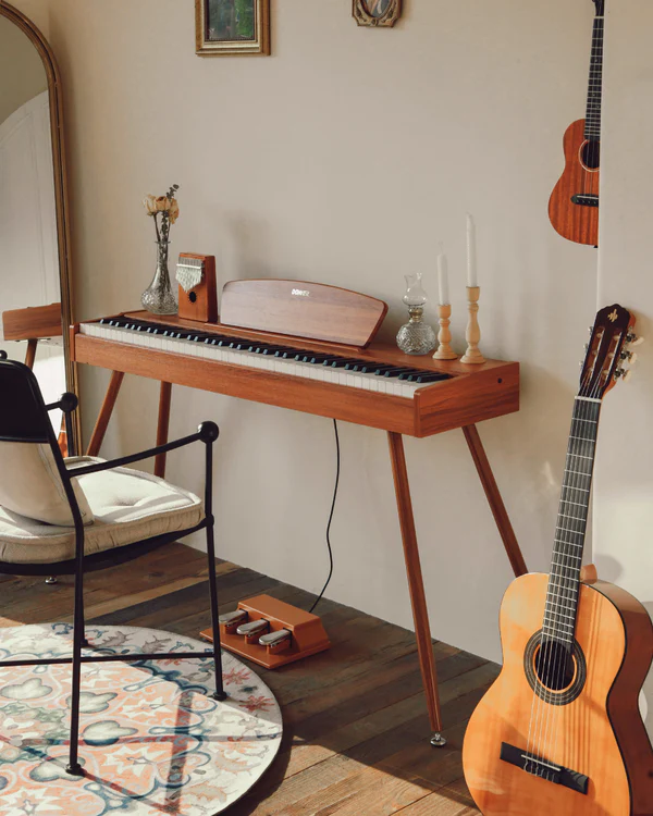 ✨Donner DDP-80 Wooden Style with Stand & Triple Pedals