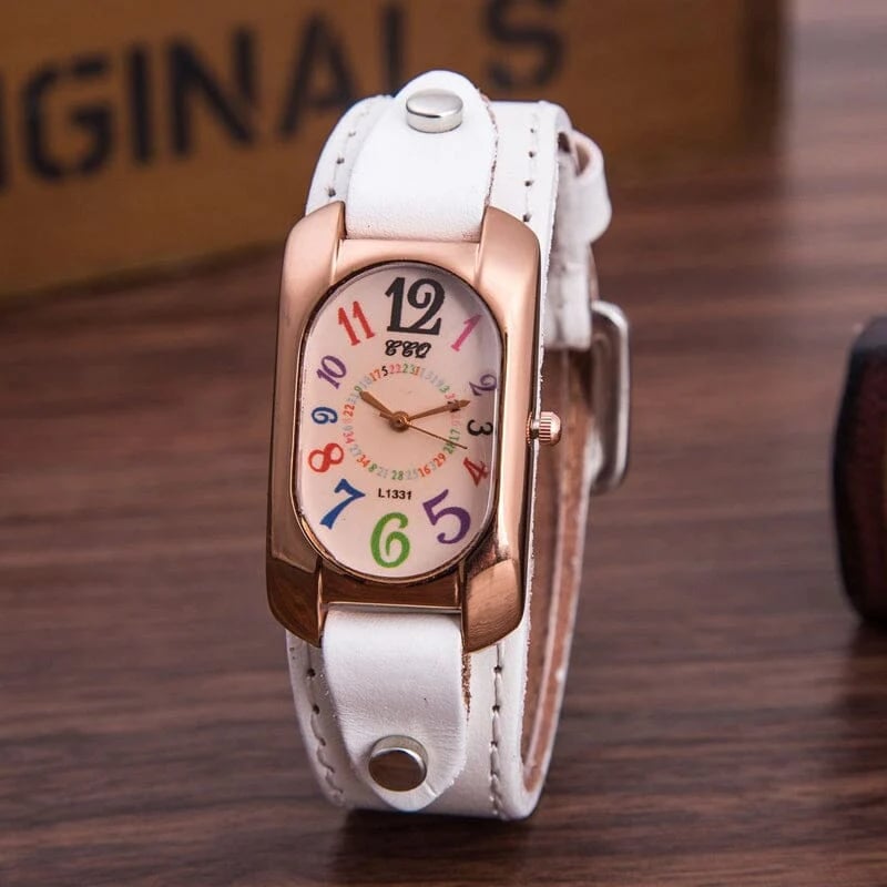 💜Special Gift - Vintage Leather Quartz Stone Women's Watch