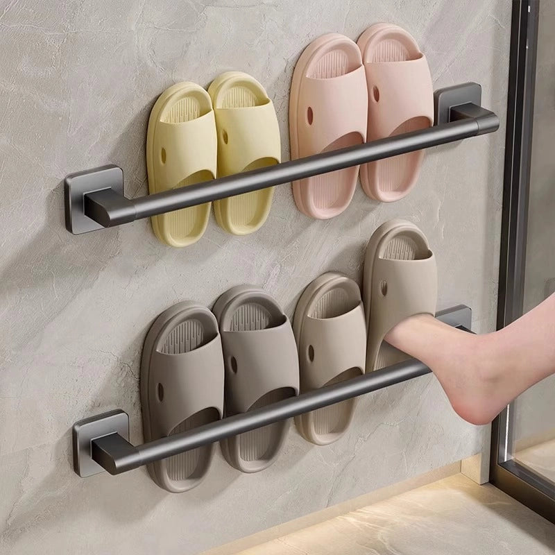 Casual Solid Color ABS Bathroom Racks