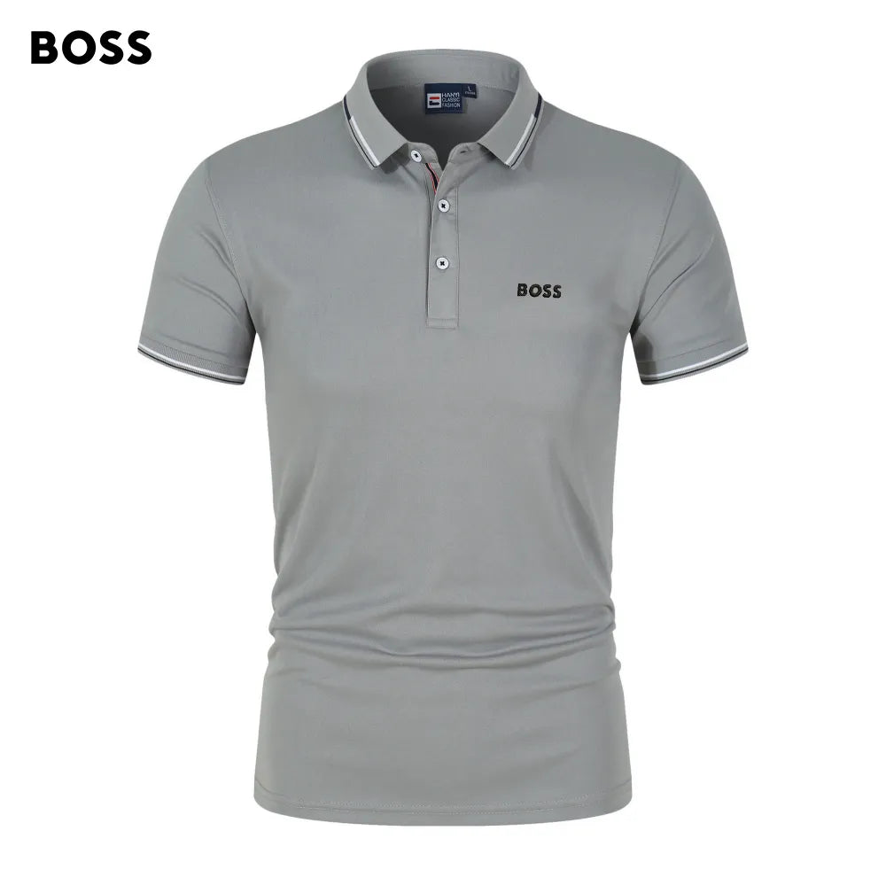 BOSS Men-s plus size polo shirt