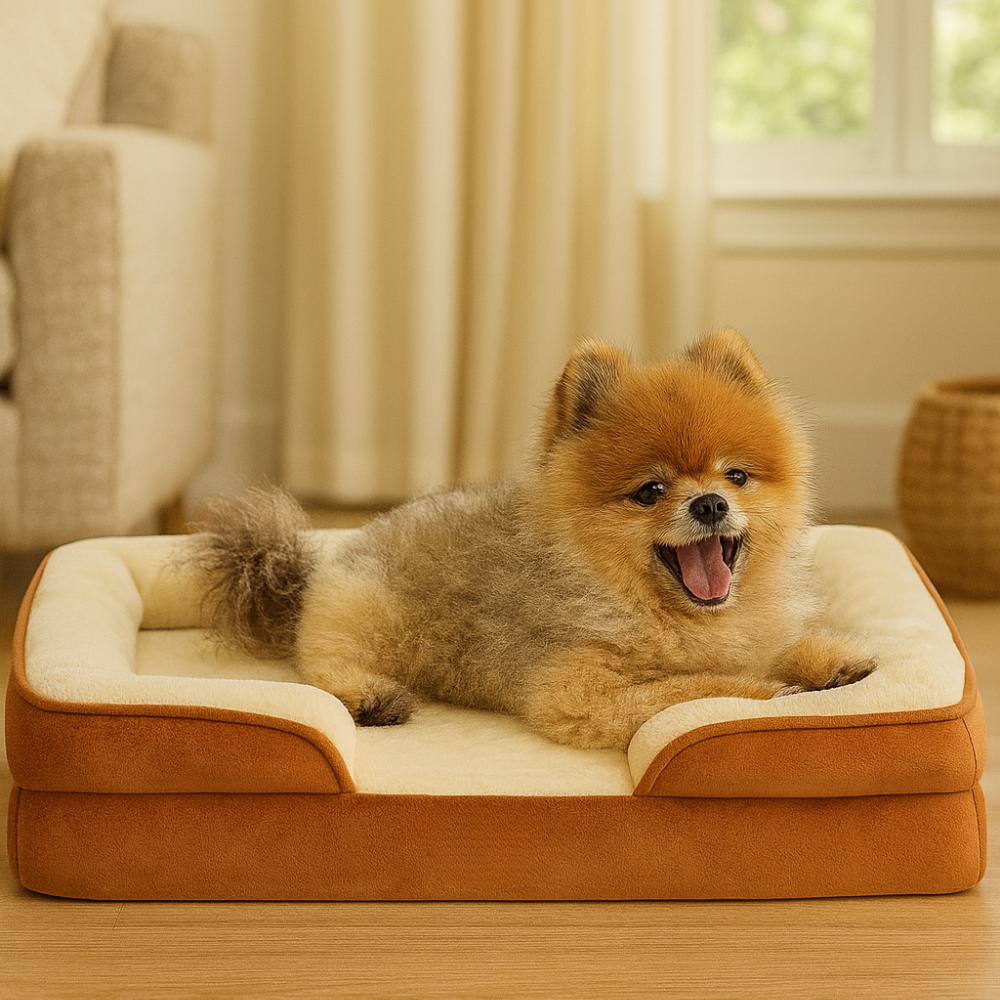 Waterproof Dog Sofa Bed With Removable Washable Cover