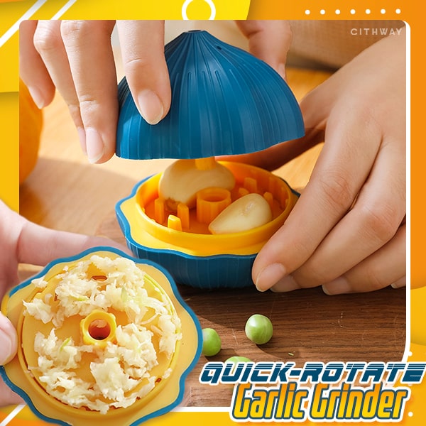 Easy-Twist Garlic Clove Press Crusher