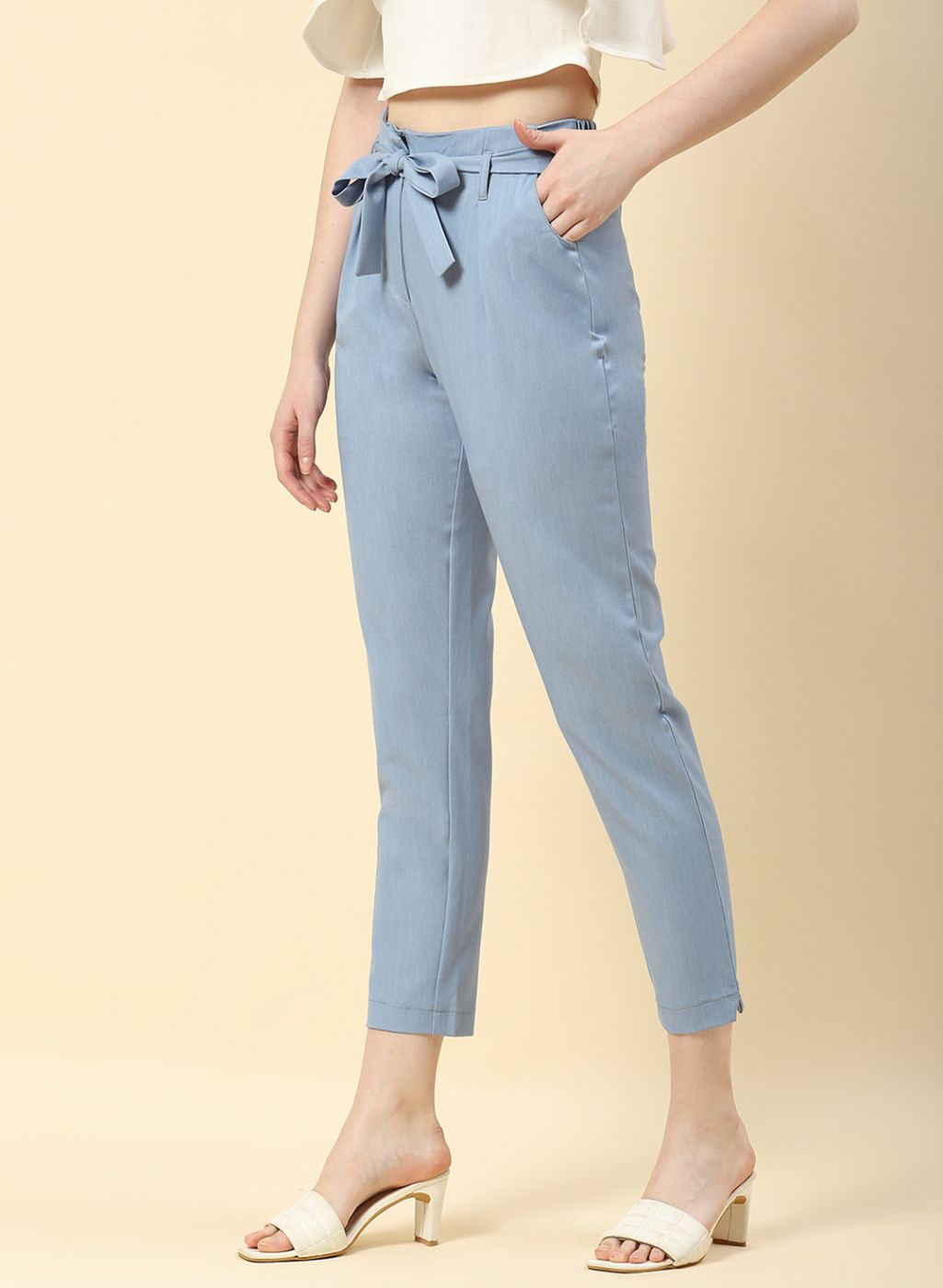 Women Blue Regular Fit Lower