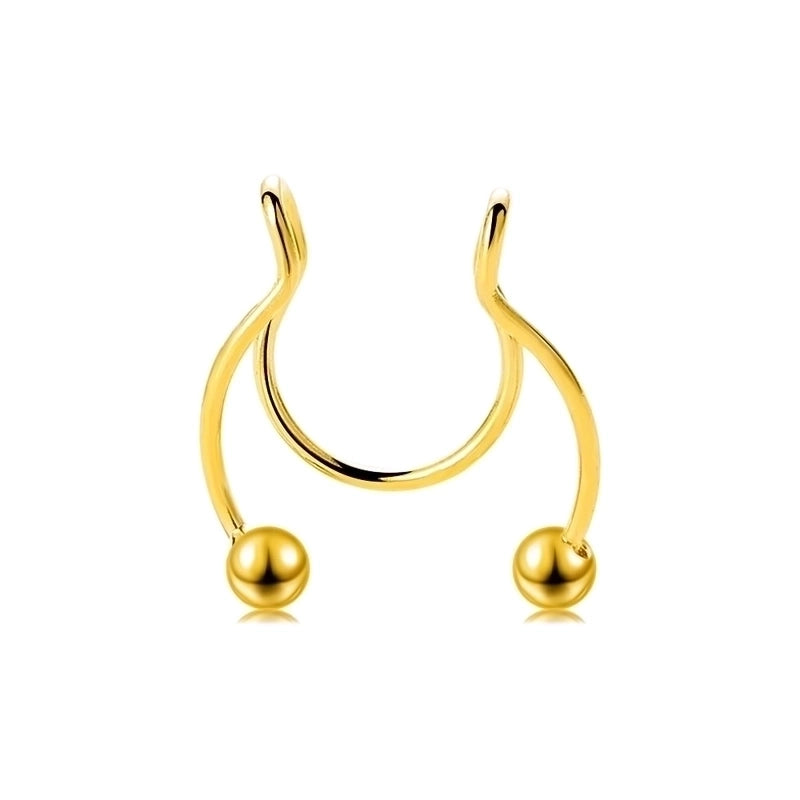 Minimalist Letter Copper Plating Nose Studs