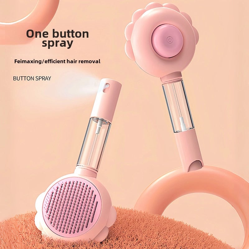 New Pet Spray Comb Cat Comb Water Spray To Floating Hair Cat Dog Needle Comb Pet Cleaning Supplies