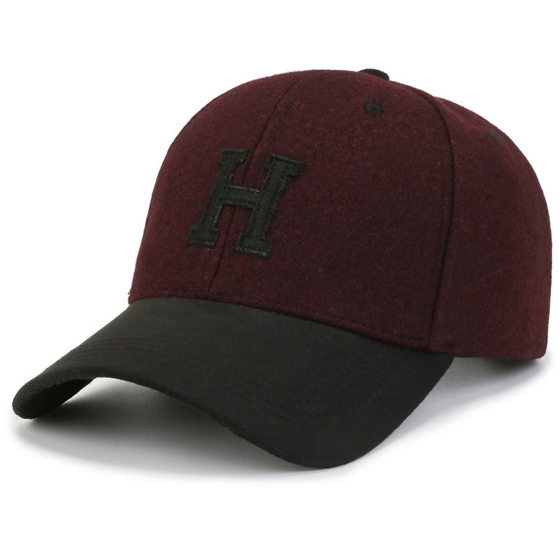Women's Basic Minimalist Letter Embroidery Curved Eaves Baseball Cap