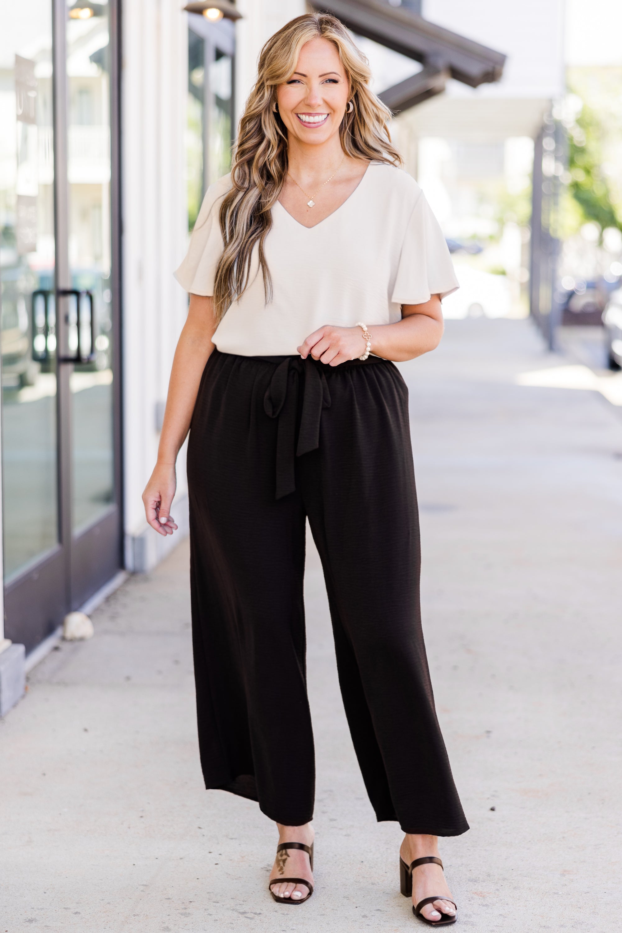 Capital Blouse. Sand Beige