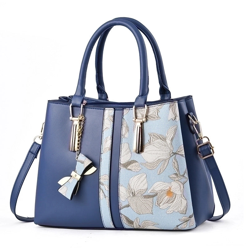 Women's Large All Seasons Pu Leather Classic Style Handbag
