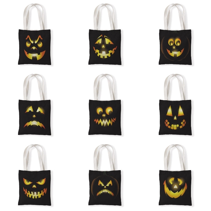 Unisex Minimalist Pumpkin Shopping Bags