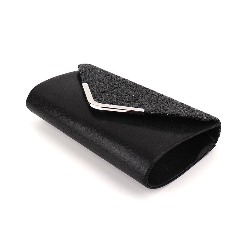 Pu Leather Solid Color Square Evening Bags