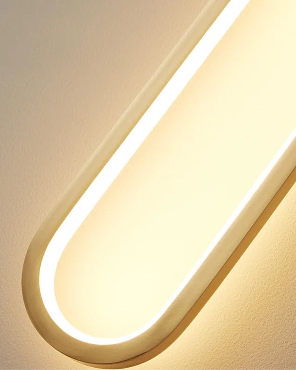Modern LED Wall Sconce with Gold Finish