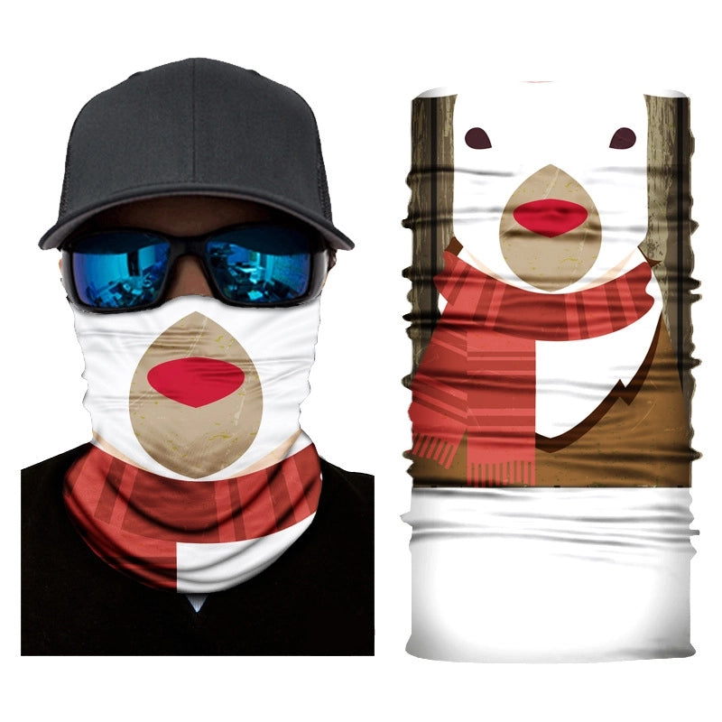 Unisex Casual Skull Printing Kerchief Mask