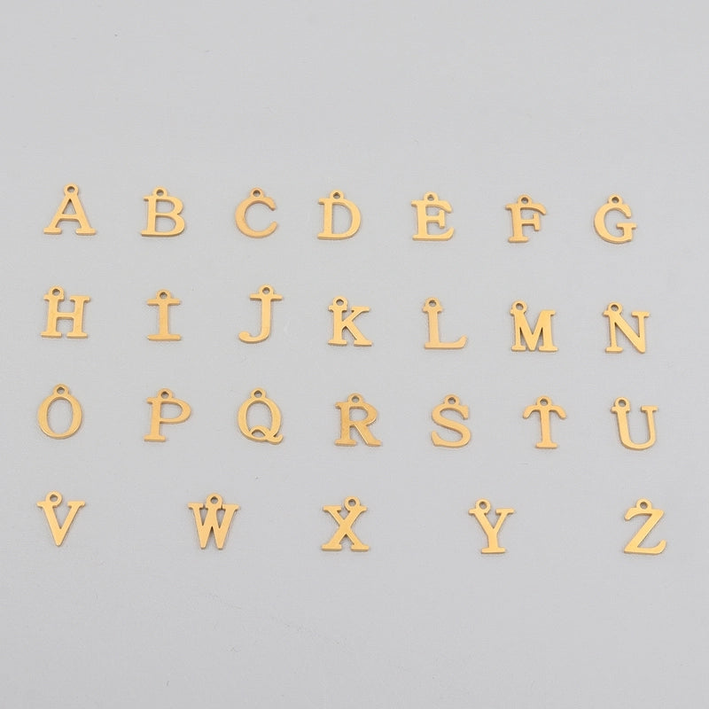 Elegant Minimalist Classic Style Letter 201 Stainless Steel 304 Stainless Steel Pendant Necklace