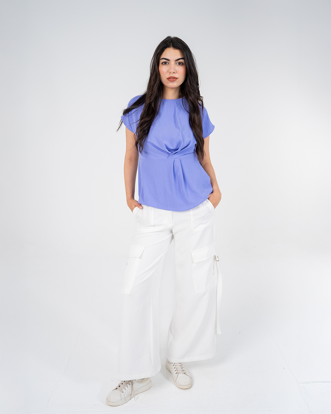Casual Short Sleeve Womens Blouse