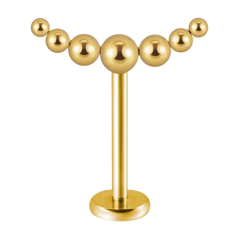 1 Piece Ear Cartilage Rings & Studs Elegant Minimalist Artistic Solid Color 304 Stainless Steel Plating 18K Gold Plated