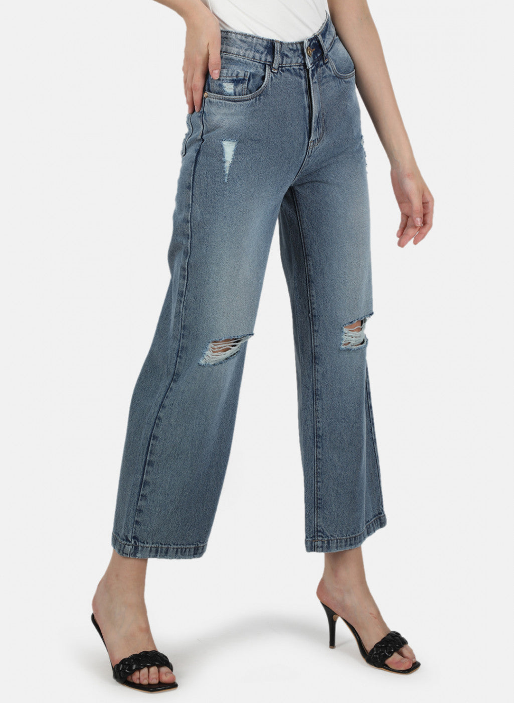 Women Blue Regular Fit Denim