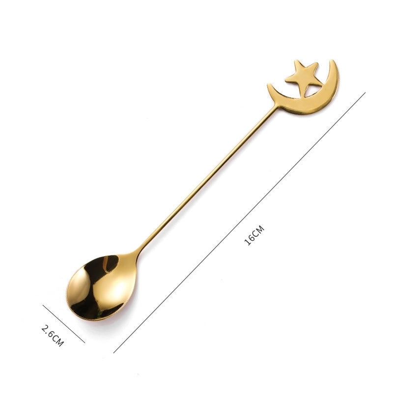 Casual Cartoon Stainless Steel Spoon Fruit Fork