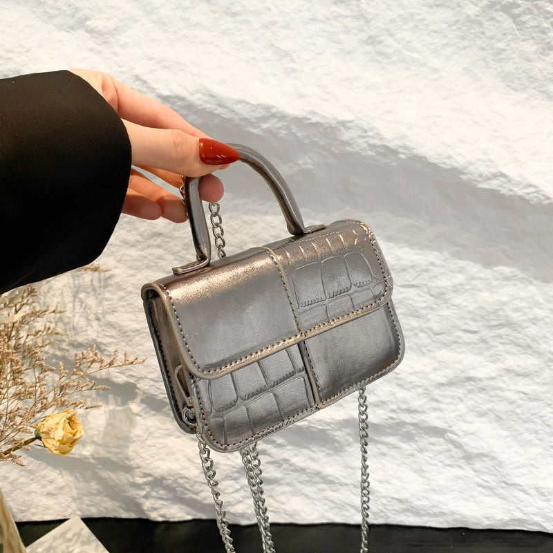 Candy Color Small Square Bag  Small Bag Fashion Portable Shoulder Messenger Bag