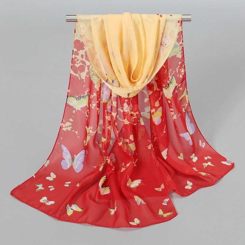Women's Streetwear Solid Color Chiffon Scarves & Gloves