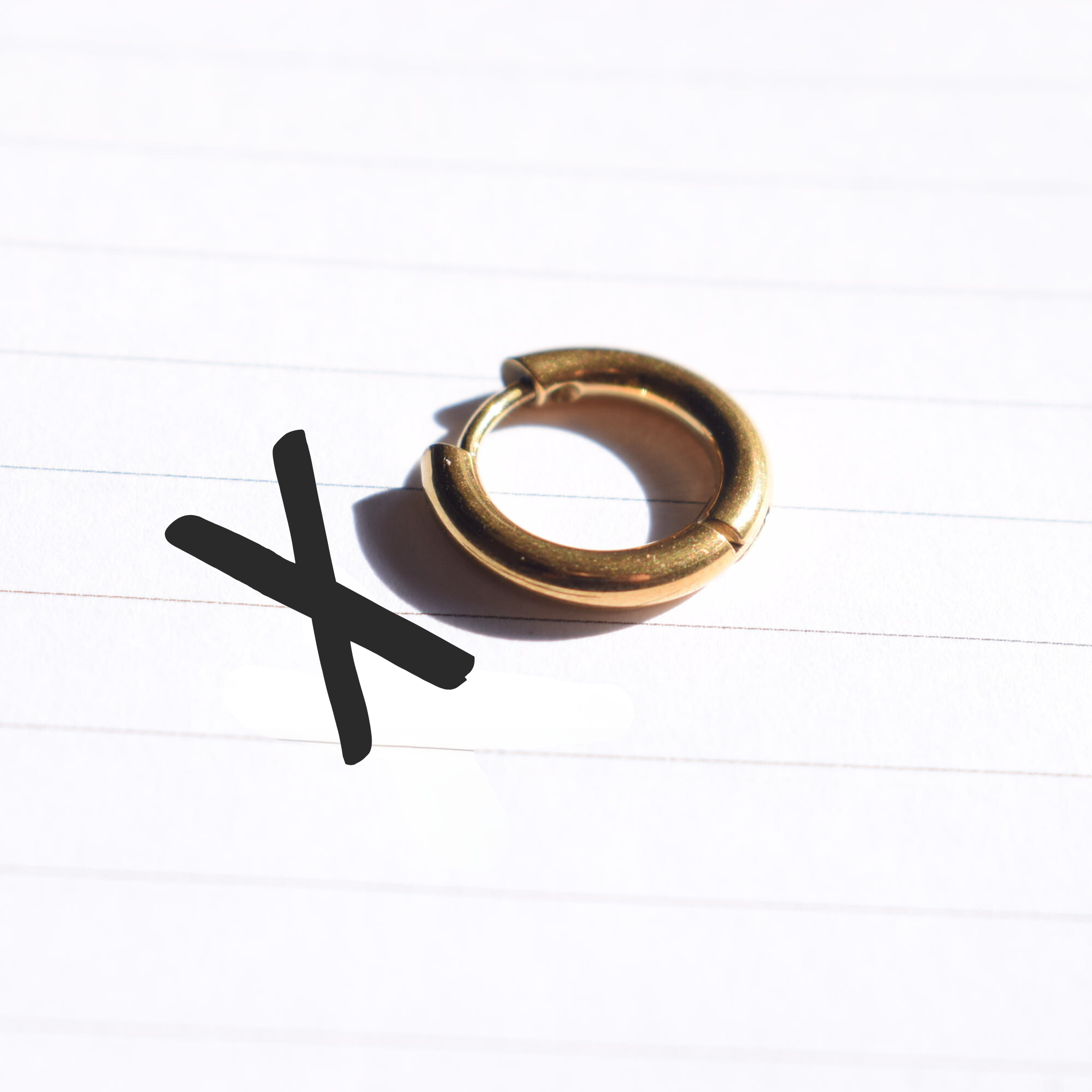 18mm Classic hoops - Gold