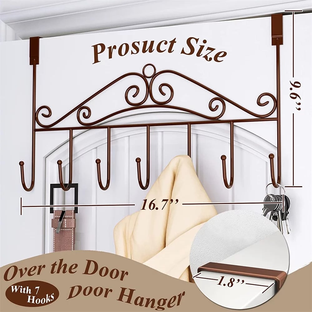 Iron Art Creative No-Drill Door Hook