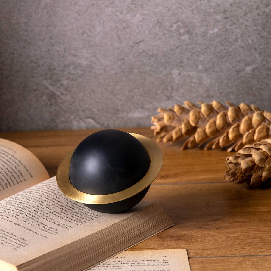 Saturn Decorative Accent - Black