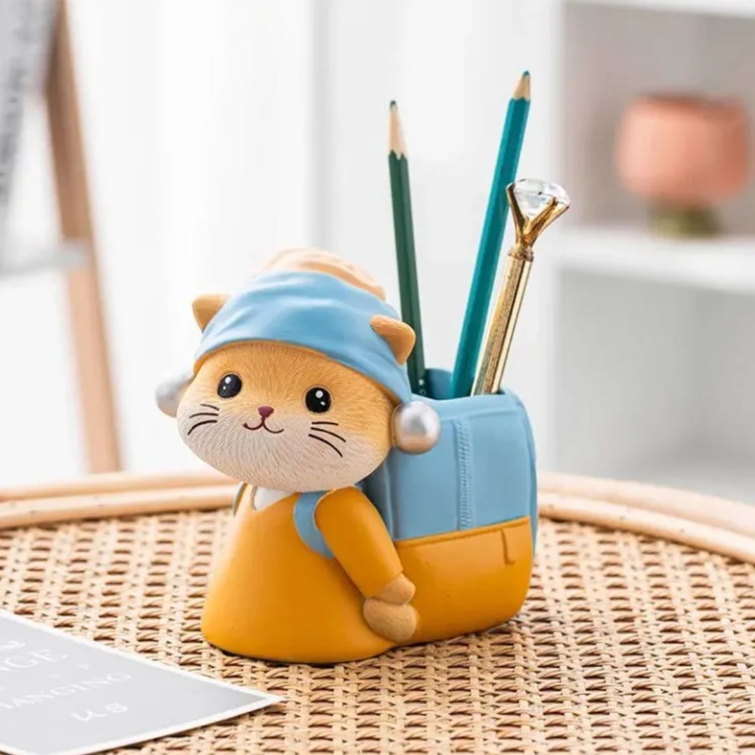 Creative Cute Cat Office Pen Holder