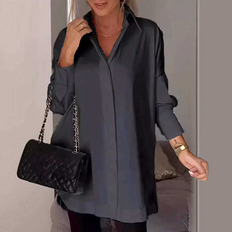 🎁2025 New Products Hot Sale✨Women's Comfortable Long Shirt