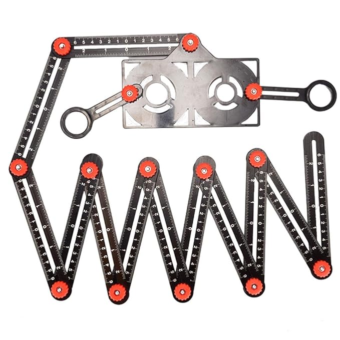 ALUMINUM ALLOY MULTI-ANGLE MEASURING RULER